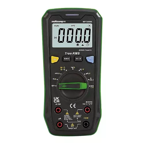 MULTICOMP PRO Digital Multimeter 3 Years Manufacturer Warranty 4.0 No. of Digits 1 kV Voltage Measure AC Max, MP730988