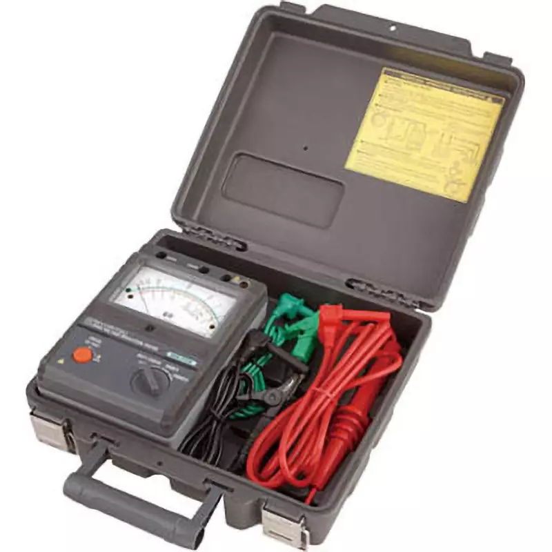 Kyoritsu Insulation Resistance Meter AA batteries R6 (1.5 V) x 8 Power Supply ± 5% of indicated value, other, KEW3123A
