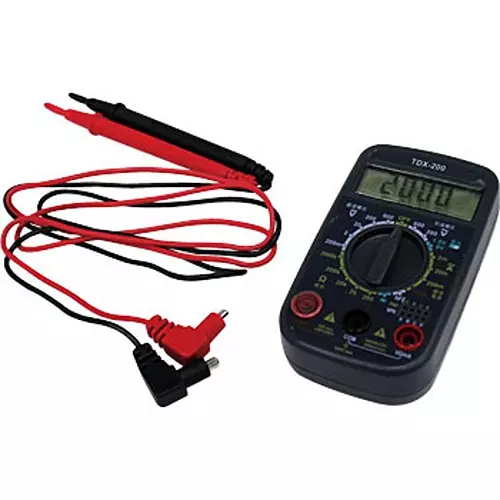 Ohm Electric Digital Tester About 200 hours when using alkaline battery (006 P 9 V) Power Supply One 006 P 9 V battery (for, TDX-200