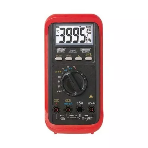 KUSAM-MECO 3-3/4 Digit 4000 Counts Autoranging Digital Multimeter KM 805s