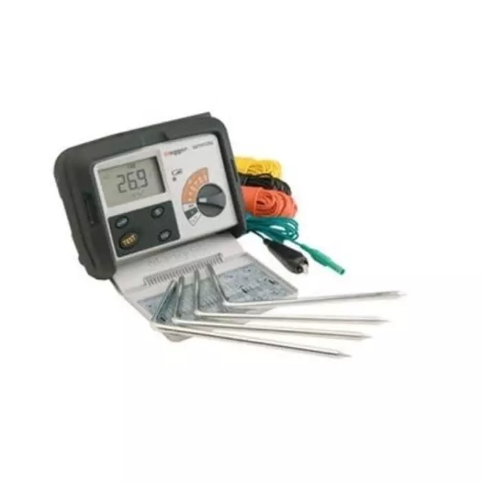 Megger DET4TCR2 Earth Tester, 200 kΩ CAT IV 100 V, 1000-366