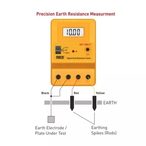meco-digital-earth-resistance-tester-3-digit-1999-counts-14mm-lcd-display-with-backlight-and-0--10-ohms-0--1000-ohms-range-det-909p