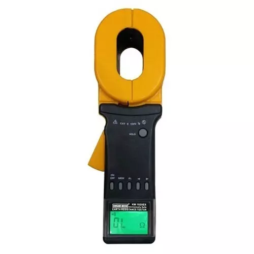 KUSAM-MECO Flameproof Casing Clamp-on Earth Resistance Tester (0.010Ω-1200Ω), KM 1820EX