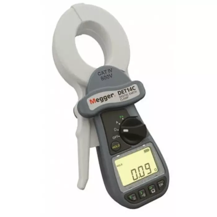 Megger DET14C Earth Tester, 1500 Ω CAT IV 600 V RS Calibration, 1000-761