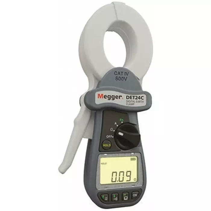 Megger DET24C Earth Tester, 1500 Ω CAT IV 600 V RS Calibration, 1007-331