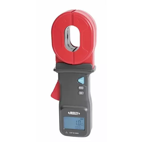 INSIZE Clamp Earth Resistance Tester with 0.01 - 200 Ω Resistance and 55 x 32 mm Jaw Size, 0719-200