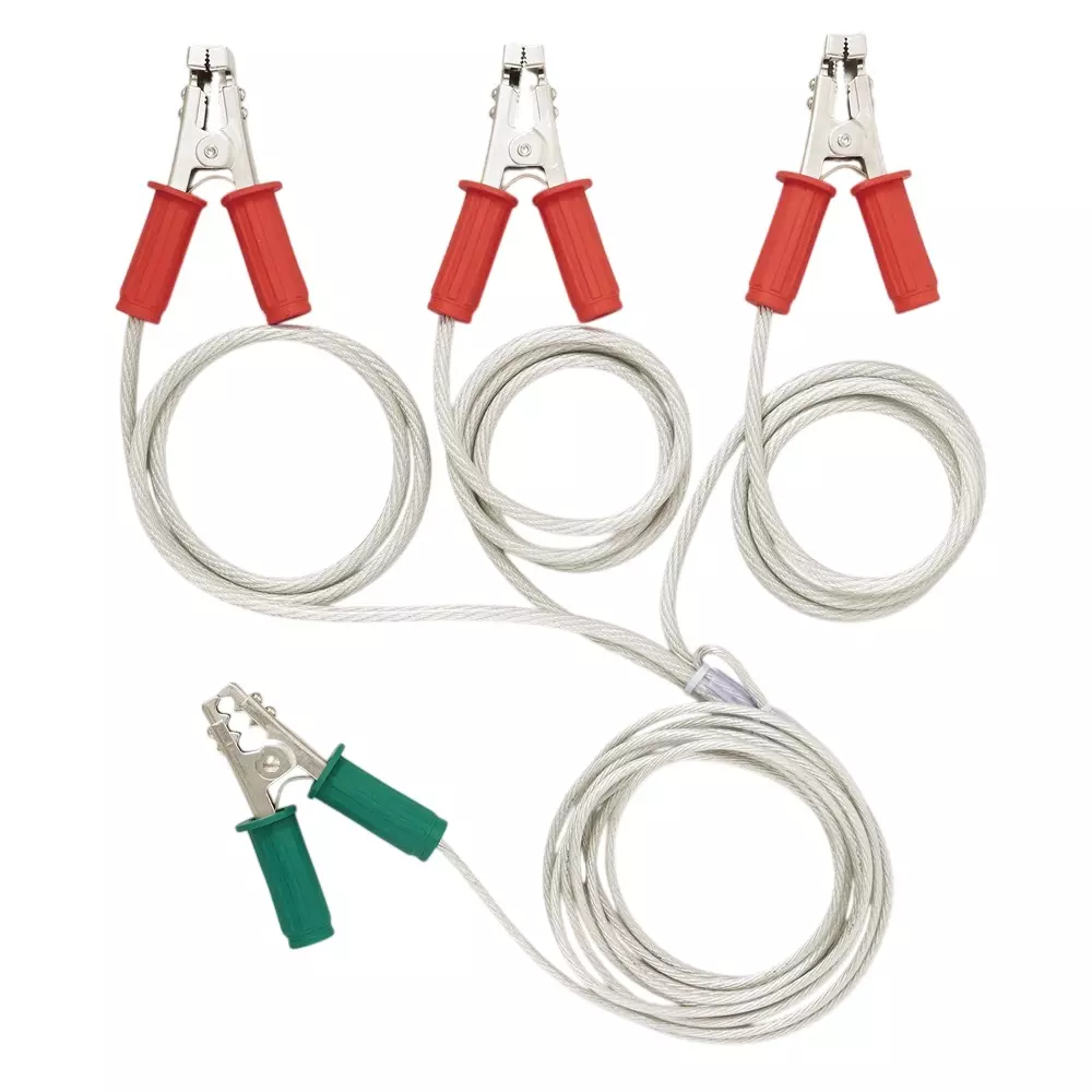 HASEGAWA Earth Hook Correlation ground wire: 22 mm ² × 1.2 m (3 pieces), grounding wire: 8 mm ² × 5 m (1 piece), H-SET