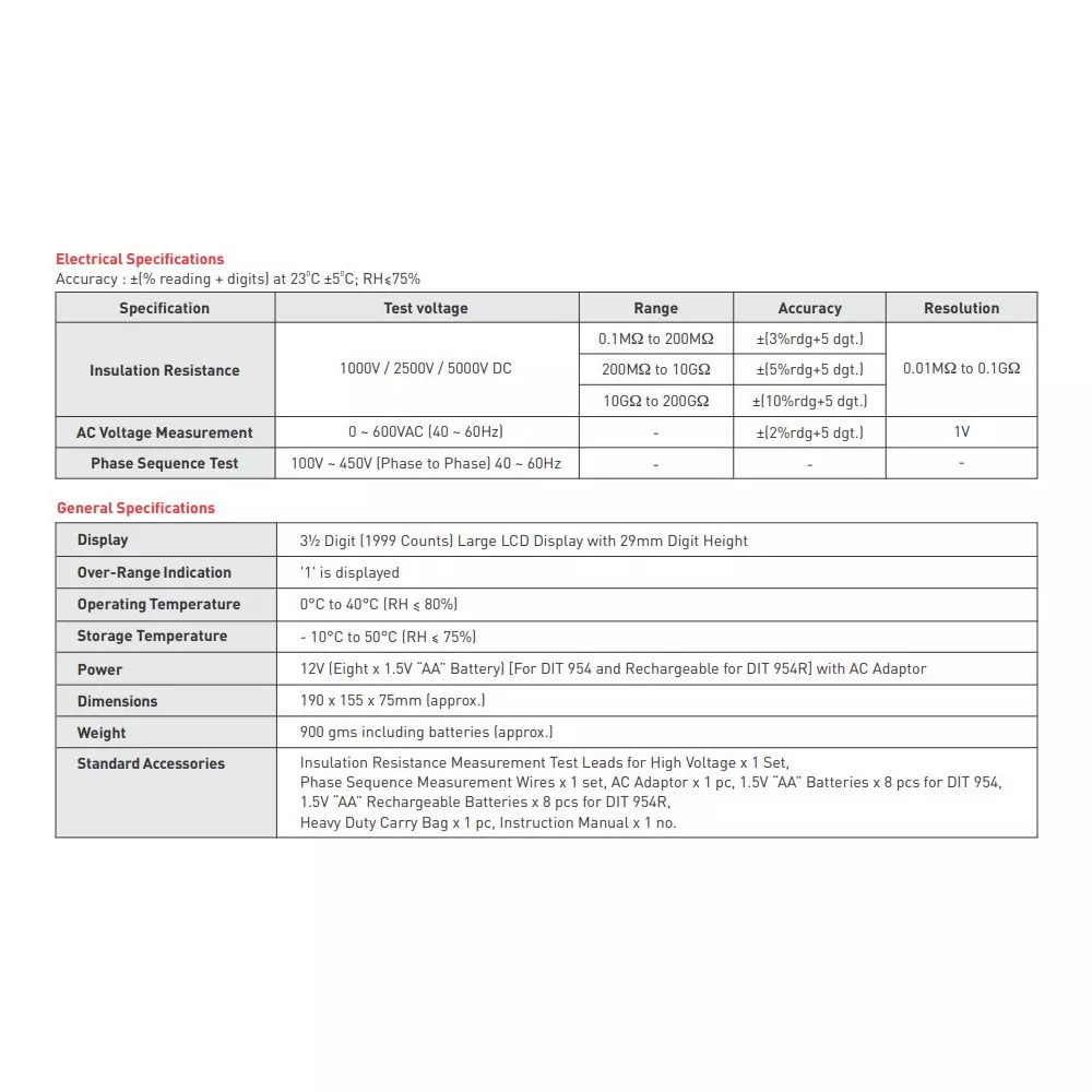 meco-digital-insulation-tester-3-digit-1999-counts-large-lcd-display-and-upto-200-g-resistance-range-dit-954