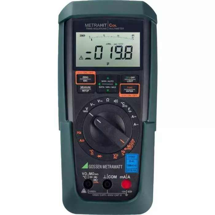 GOSSEN METRAWATT Insulation Tester 10 V Min 5000 V Max, M246C