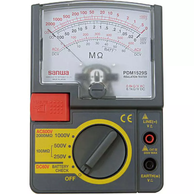 JEFCOM Insulation Resistance Tester - Voltage Range, PDM-1529S