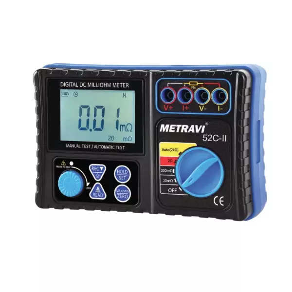 Metravi Digital DC Milli Ohm Meter, 52C-II