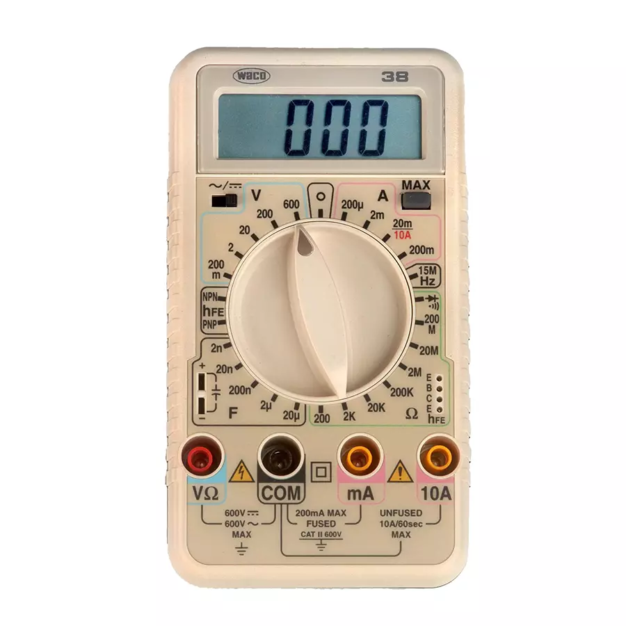 Buy Waco 38 Digital Multimeter (AC Voltage Range 220uA to 10A) Online