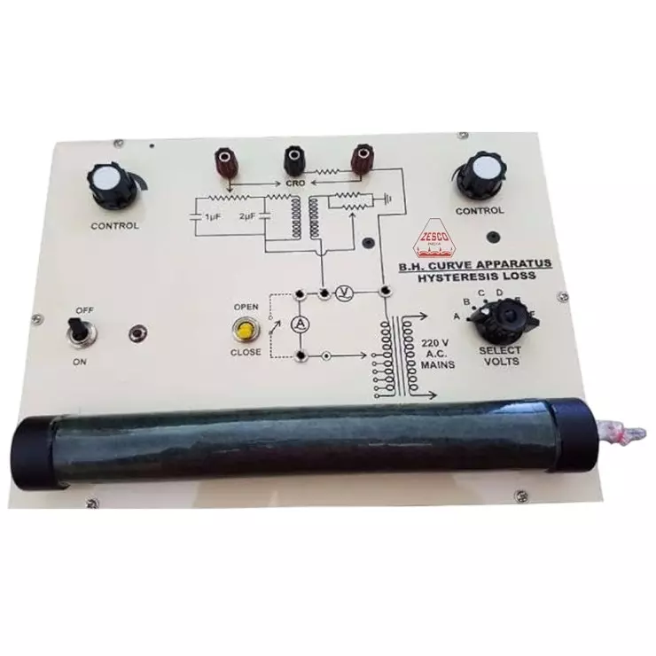 Zesco India B.H. Curve Apparatus with Solenoid / Hysteresis Loop Tracer 2,4,6,8,10,12 V for Physics Labs, ZESCO-117(A)