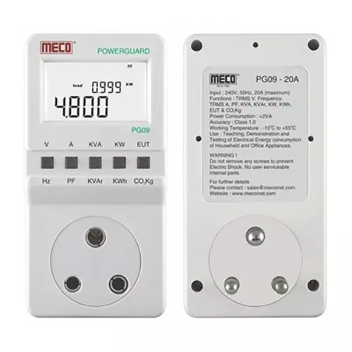 MECO TRMS Powerguard with Class 1 Accuracy and 240 V AC (Nominal) (195 V - 265 Vrms) RMS Voltage, PG09 - 20A