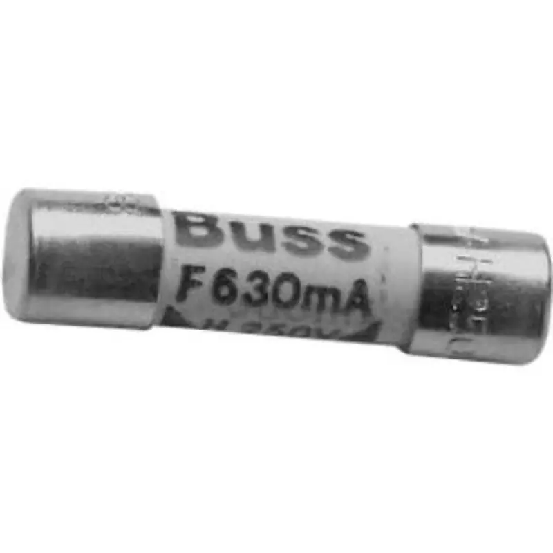 Fluke Cylindrical Fuse AC 250 V Rated Voltage 0.63 A Rated Current, 740670