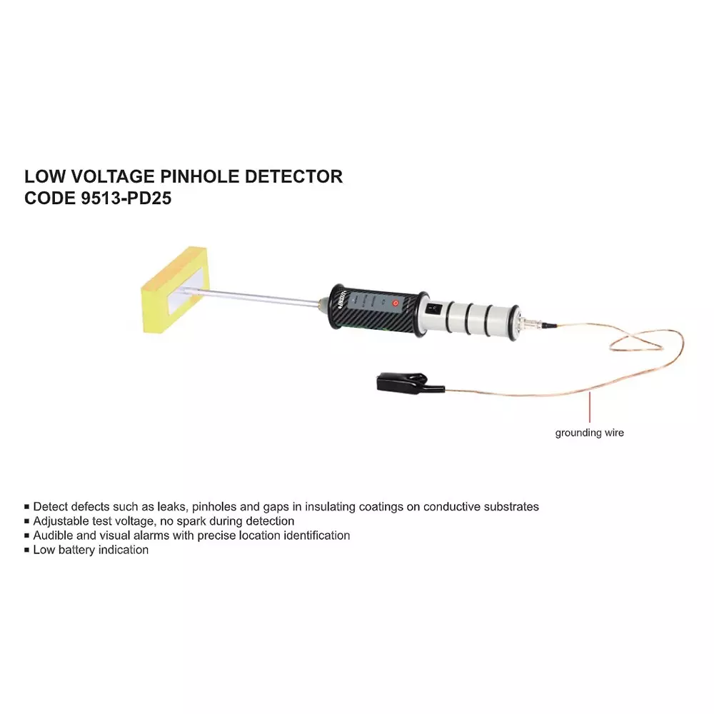 insize-low-voltage-pinhole-detector-with-audible-and-visual-alarm-05-w-power-and-9-v675-v90-v-test-voltage-9513-pd25