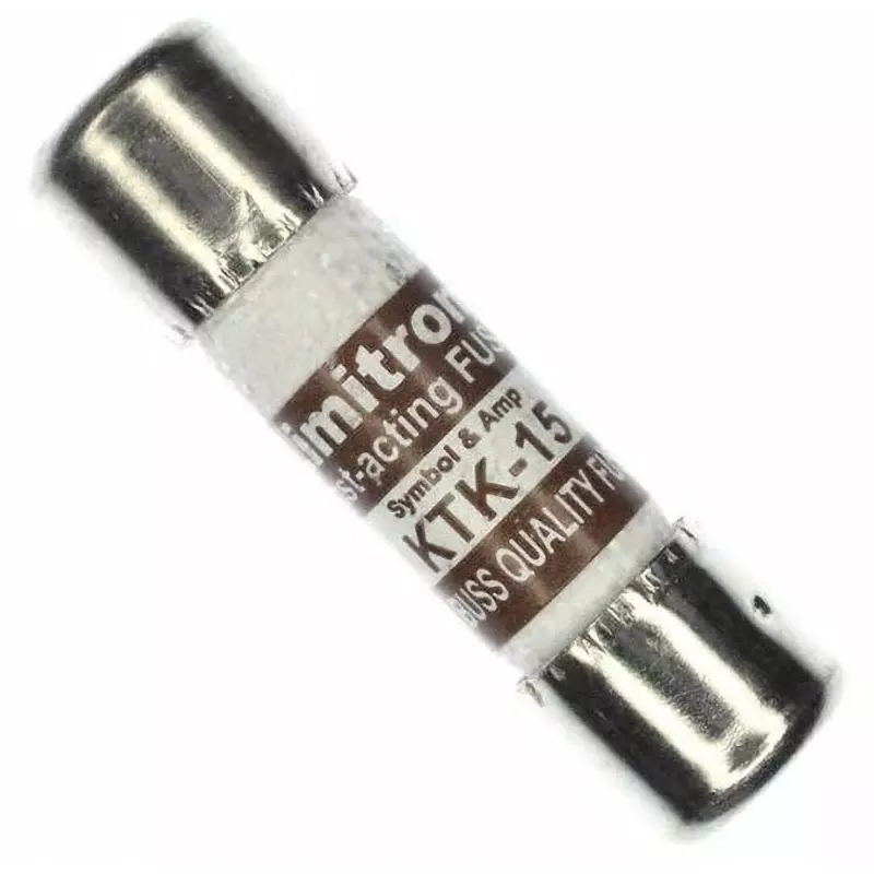 Fluke Cylindrical Fuse AC 600 V Rated Voltage 15.0 A Rated Current, 892583