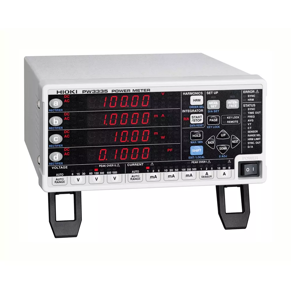 Hikoki Power Meter AC 100 V to 240 V50/60 z30 VA Power Supply LAN standard equipment RS-232 C Interface, PW3335
