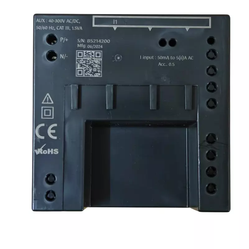 secure-dpm-series-ac-active-power-meter-1-phase-1-line-4-digit-led-display-96x96-mm-and-05-accuracy-class-dpm-w100