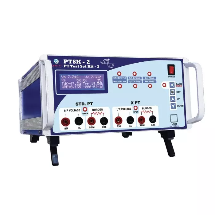 EMBUILT PT Test Set Kit 5-500 V Big LCD Display 180-250 V, PTSK-2