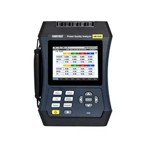 KUSAM-MECO Power Quality & Harmonics Analyser 5.6 Color LCD Display Touch Screen, KM-2500