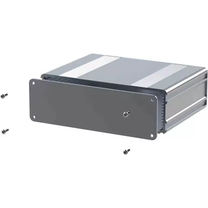 RS Pro Silver Anodised Aluminium Instrument Case 160 x 169.8 x 53.8 mm