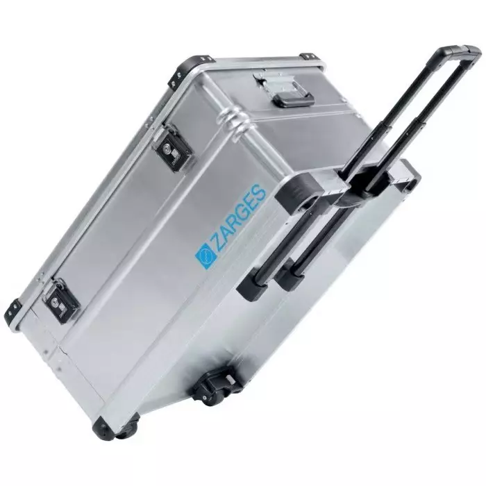 Zarges K 424xC Waterproof Metal Equipment case With Wheels 800x500x385 mm, 41813
