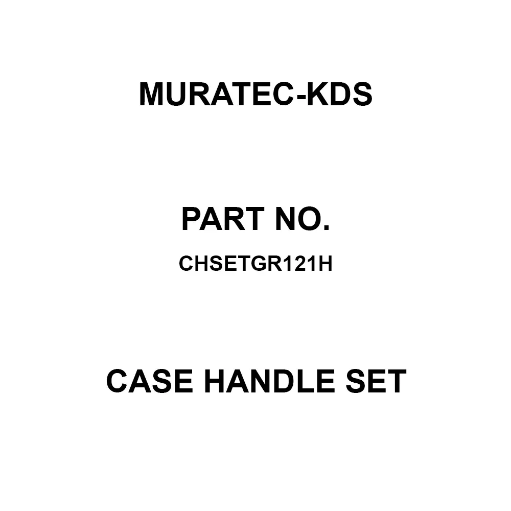 MURATEC KDS Case Handle Set ABS resin, CHSETGR121H