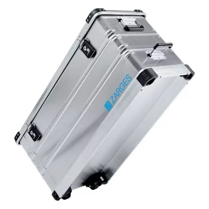 Zarges K 424xC Waterproof Metal Equipment case With Wheels 960x400x455 mm, 41815