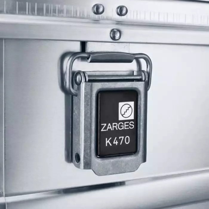 Zarges K 470 Waterproof Metal Equipment case 180x600x400 mm, 40810