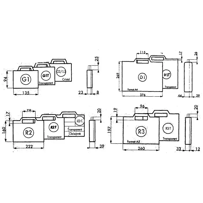 RS PRO Plastic Equipment case, 141 x 127 x 36mm Model No 5066617