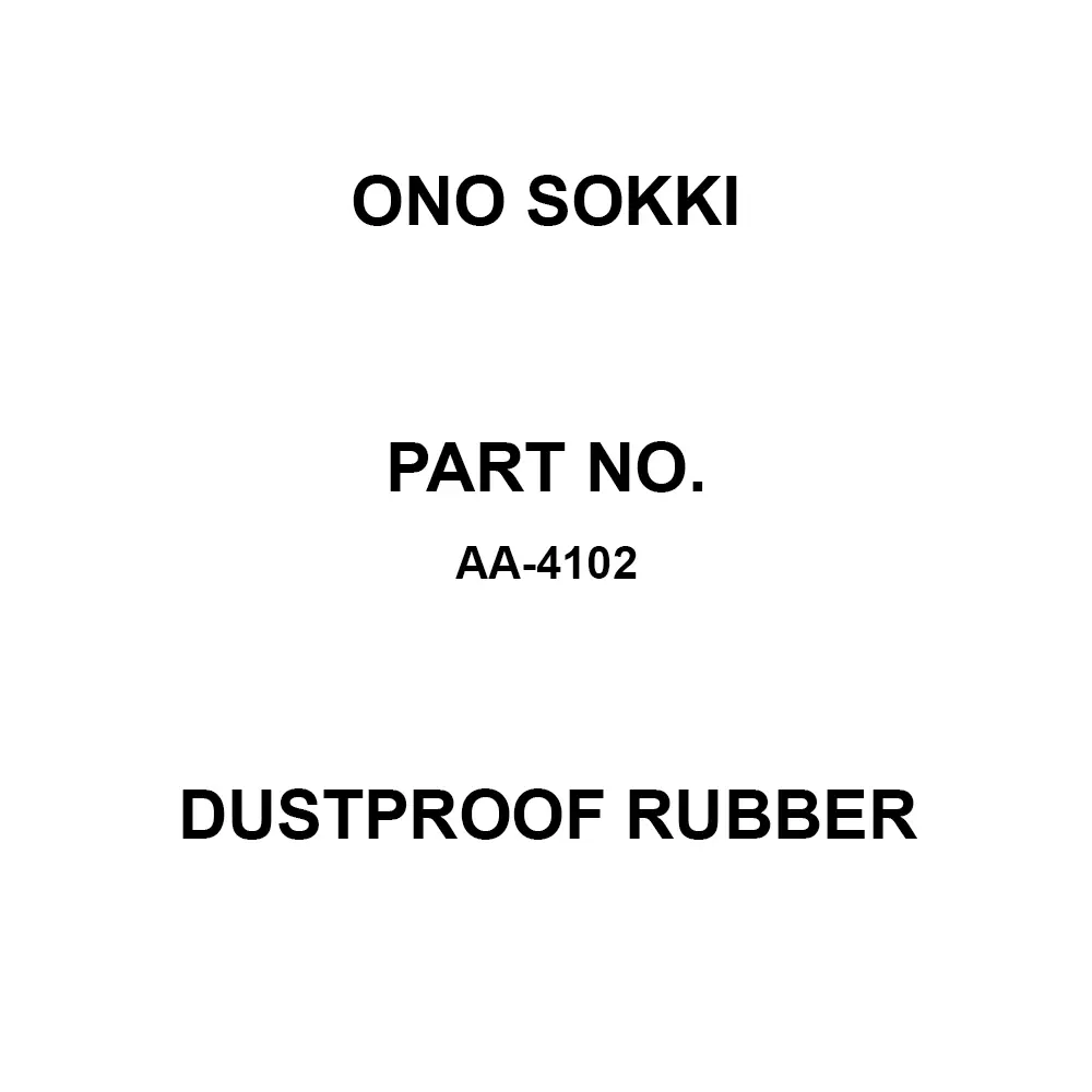 Ono Sokki Dustproof Rubber Gauge/GS-1713/1813/6713/6813 Suitable for Φ15 mm Stem Diameter, AA-4102