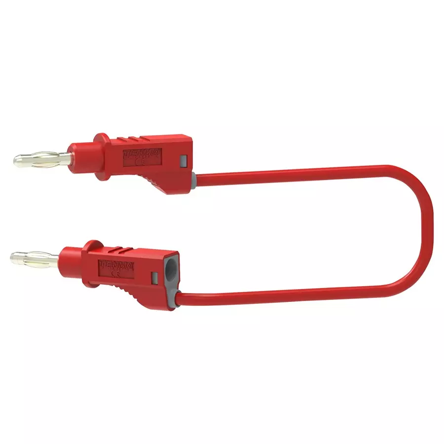 MULTICOMP PRO Banana Test Leads TEST LEAD, 4MM STACKING BANANA PLUG, 1M, 72-13740