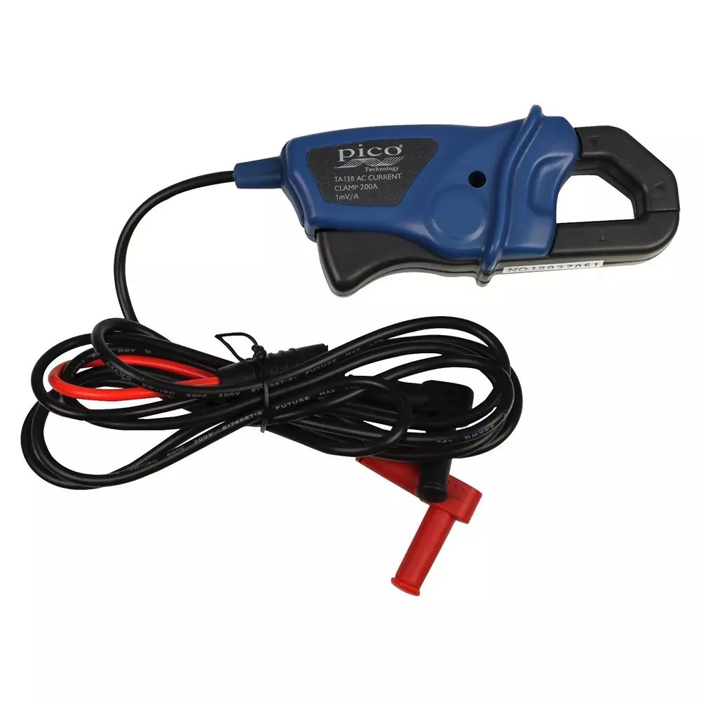 PICO TECHNOLOGY AC Current Clamp Probe, 0-200A, TA138