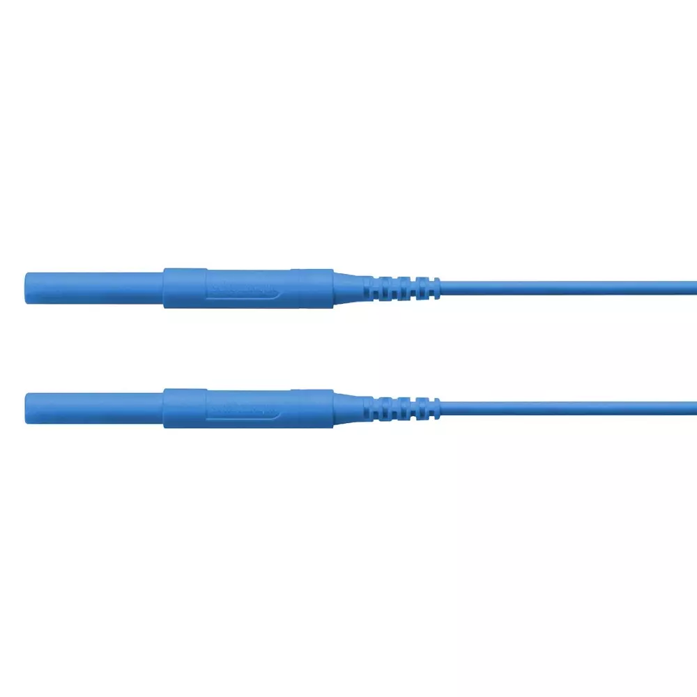 SCHUTZINGER TEST LEAD, 4MM BANANA PLUG, 2M, HSPL 8568 / AWG16 / 200 / BL