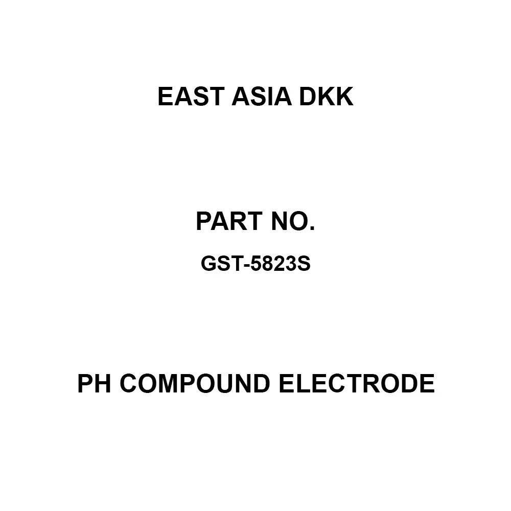 East Asia DKK pH Compound Electrode 0 to 11 pH Measurement Range, GST-5823S