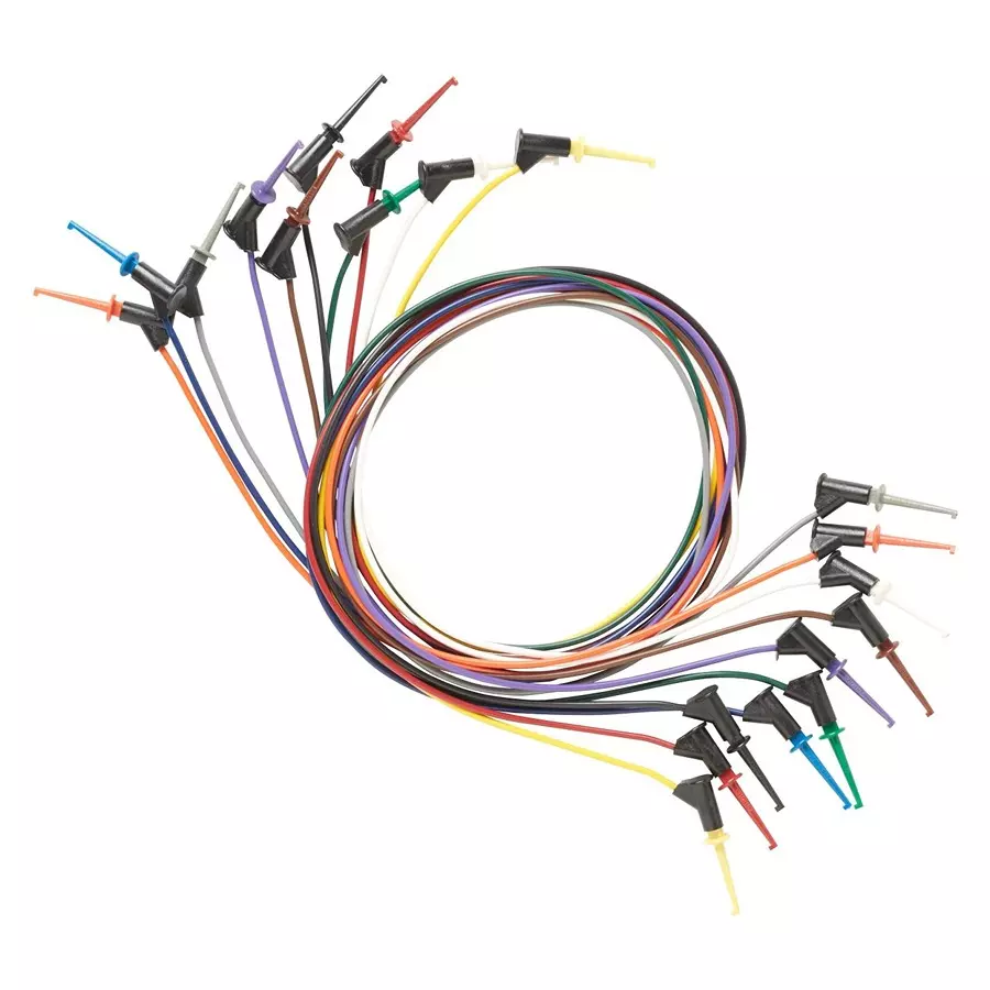 POMONA Test Lead Set, 610 mm, 60Vdc, 3A, 10Pcs, 5525