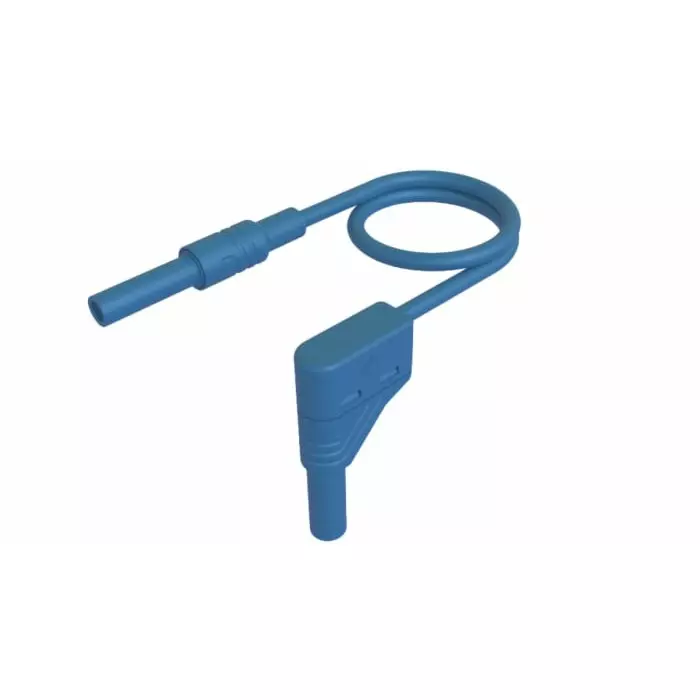 HIRSCHMANN AND MEASUREMENT 4 mm 32A Blue 1m Length, 934048102 (Pack of 25)