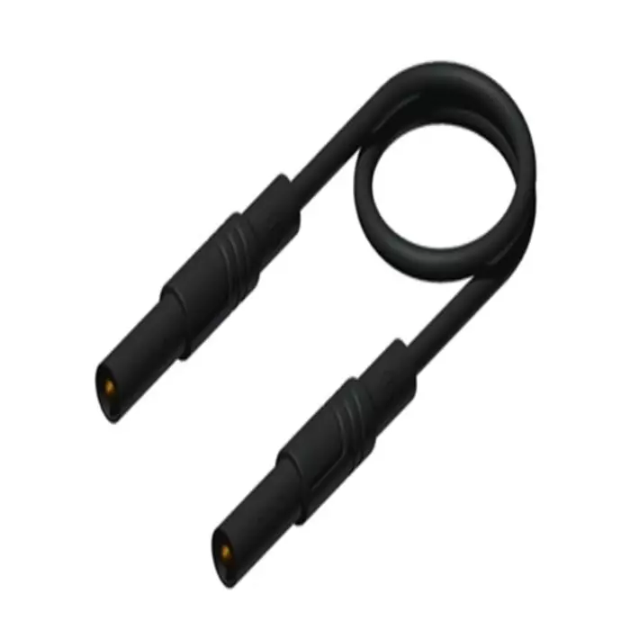 HIRSCHMANN AND MEASUREMENT Probes 16A 1kV Yellow 50cm Lead Length, 934072103 (Pack of 25)