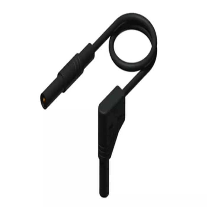 HIRSCHMANN AND MEASUREMENT Probes 16A 1kV Yellow 1m Lead Length, 934082103 (Pack of 25)