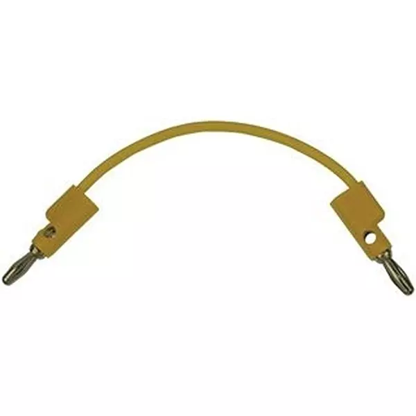 POMONA TEST LEAD, YELLOW, 101.6MM, 60V, 15A, B-4-4