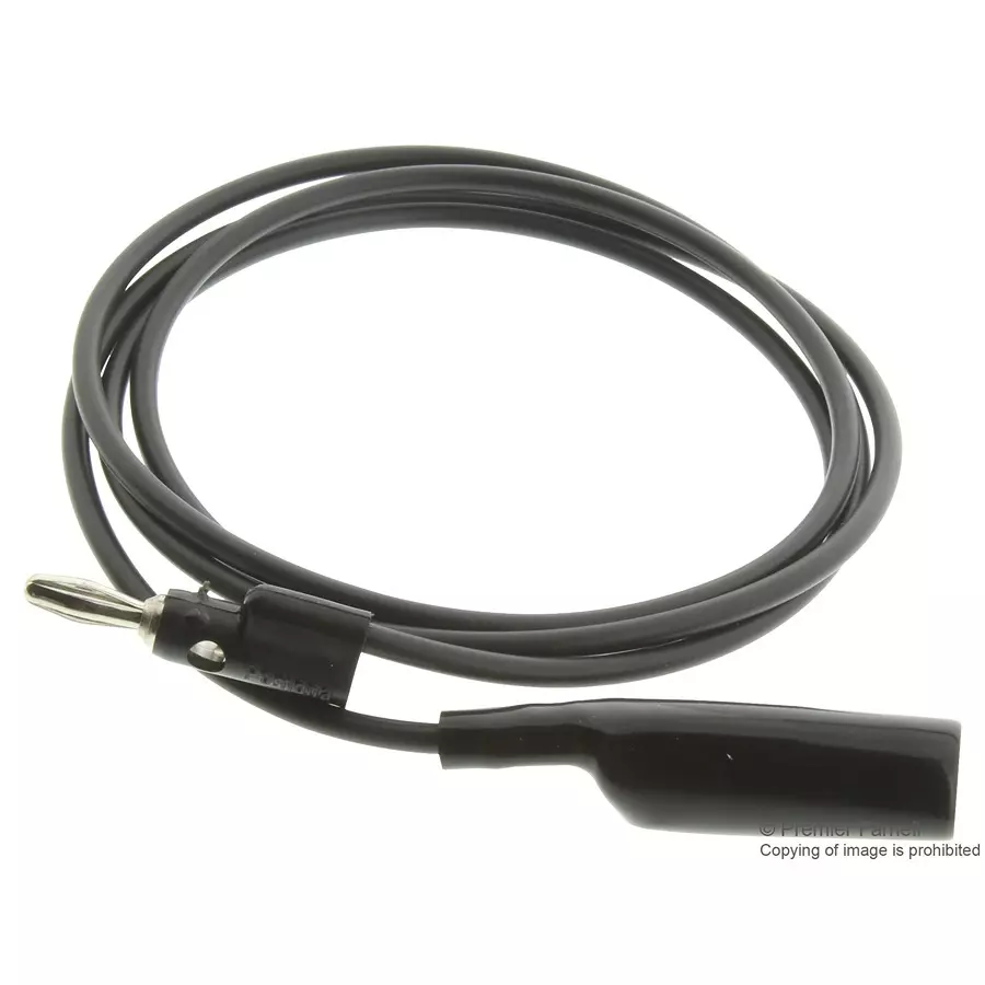 POMONA Test Lead, Blk, 1.219M, 5A, 1166-48-0