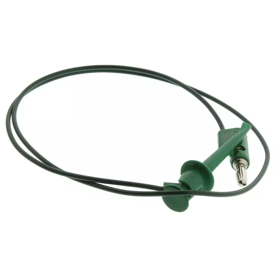 POMONA Test Lead, Green, 610mm, 60VDC, 5A, 3782-24-5