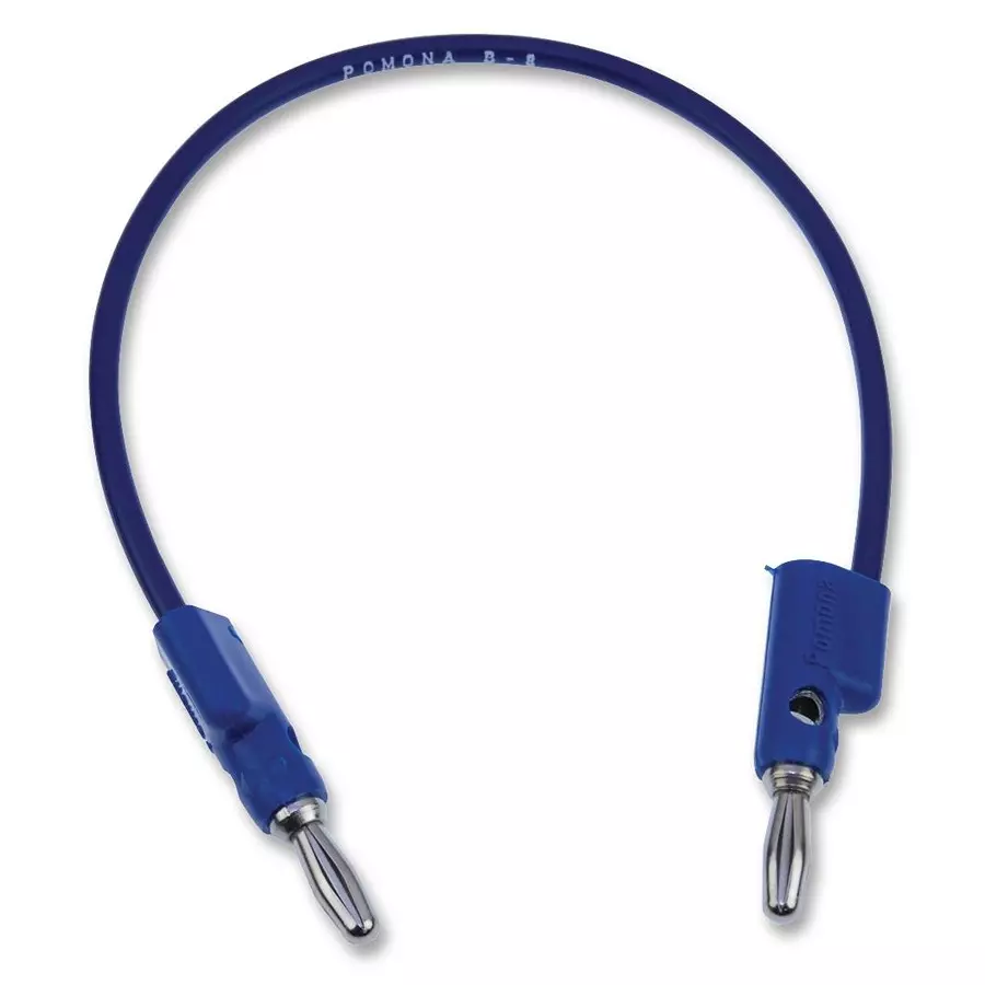 POMONA Test Lead, Blue, 203 mm, 60V, 15A, B-8-6