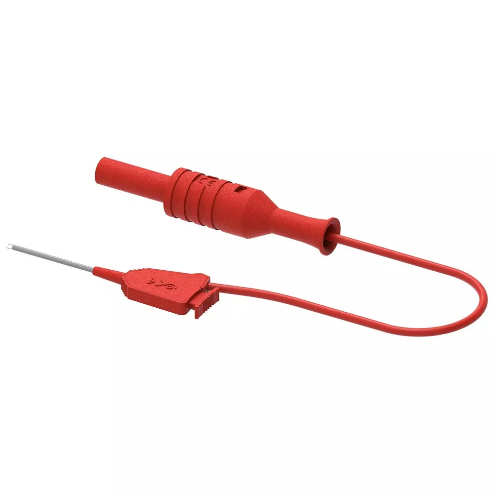 MULTICOMP PRO Test Lead 1 Amp Current Rating 60 V DC Voltage 2 mm Banana Jack, Shrouded Type A, MP-MINISMDTA-2-50R