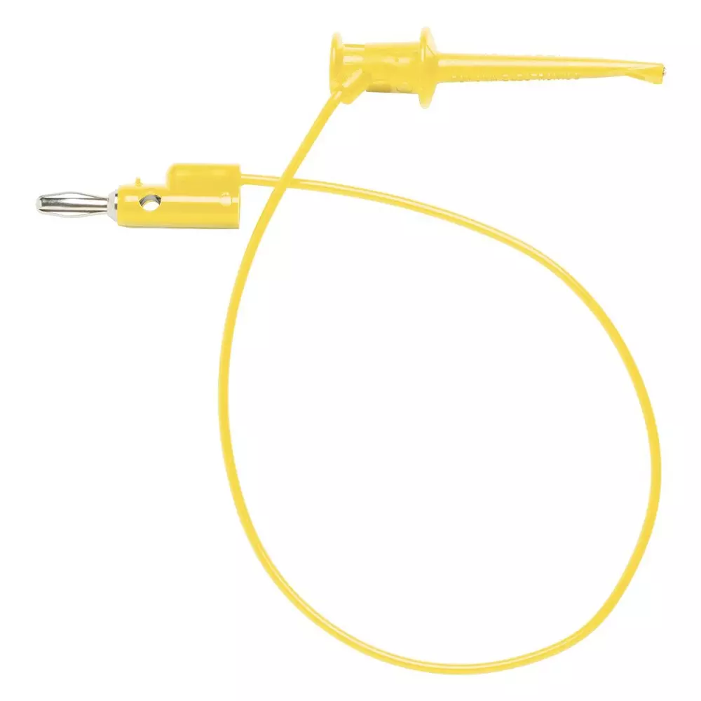 POMONA Test Lead, Hook Clip-Banana Plug,305mm, 3782-12-4
