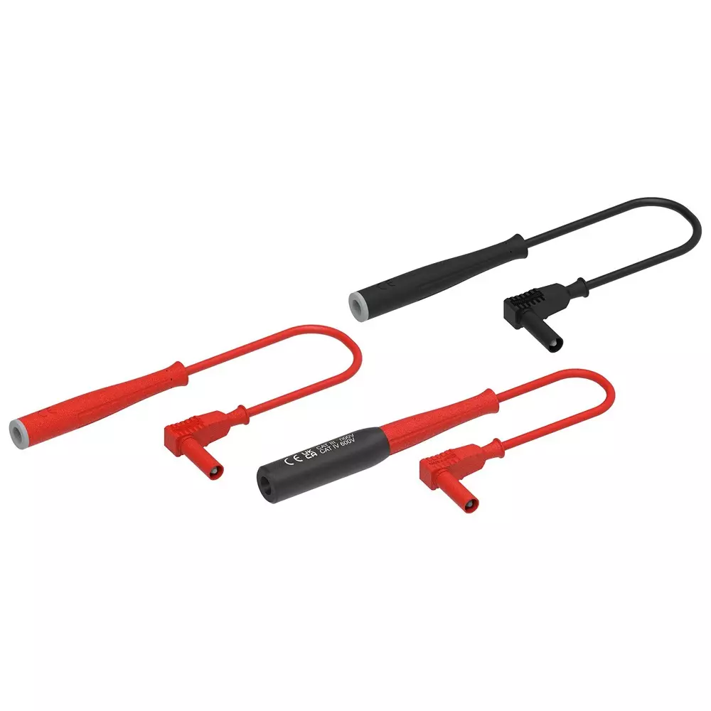MULTICOMP PRO Test Lead 2x EVF6 Type 2 and Combo CCS Black & Red Socket Leads 1x EVF8 Kit Contents, MP-H-EV-MEAS-KIT1