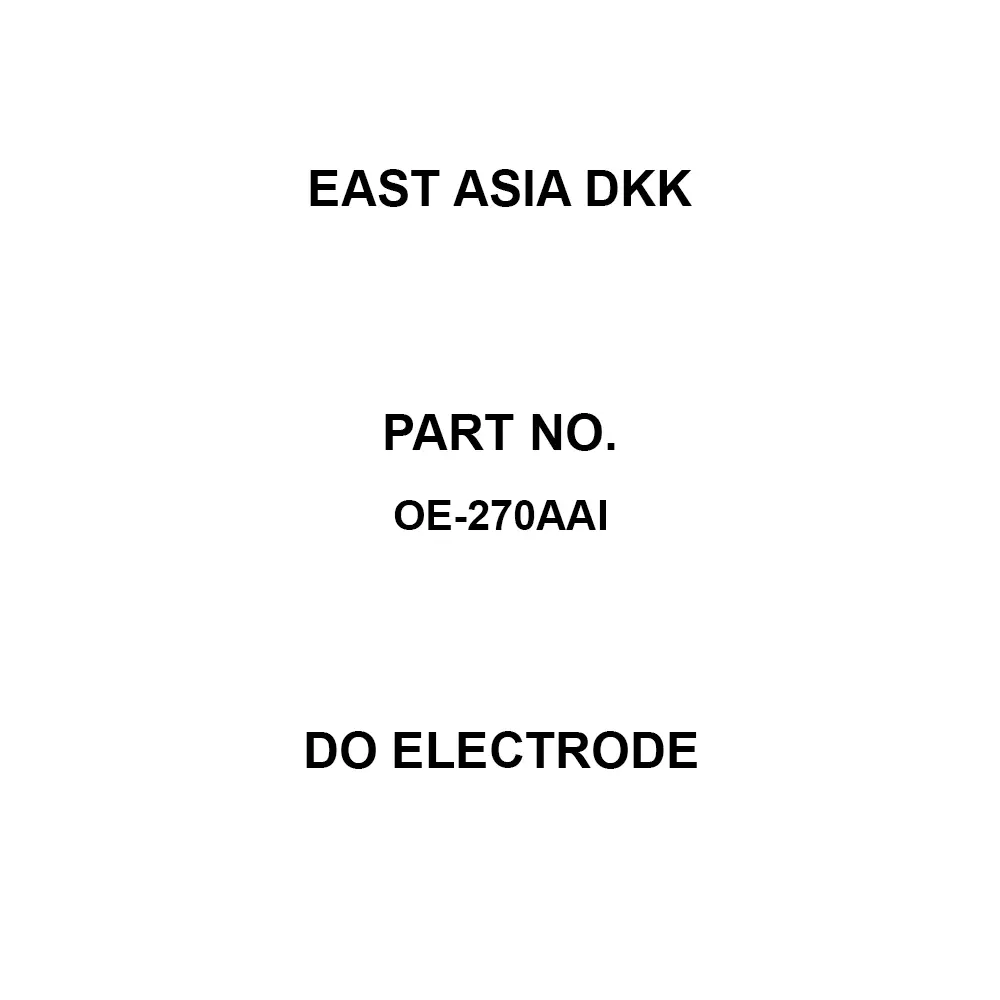 East Asia DKK DO Electrode 5 m Lead Wire Dissolved oxygen meters DO-31 P, DM-32 P, MM-60 R, DO-24 P, DO-55 G Compatible, OE-270AAI