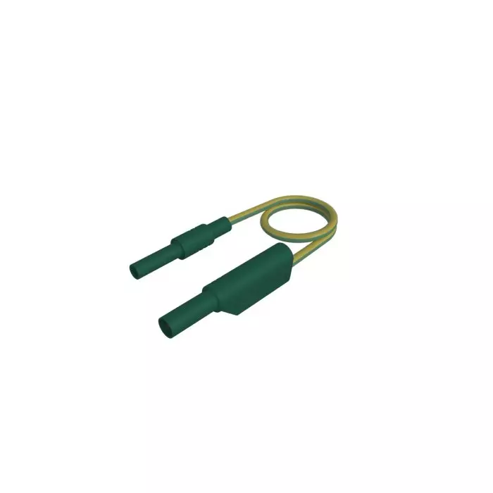 HIRSCHMANN AND MEASUREMENT 32A Green/Yellow 250 mm Length, 934040188 (Pack of 25)