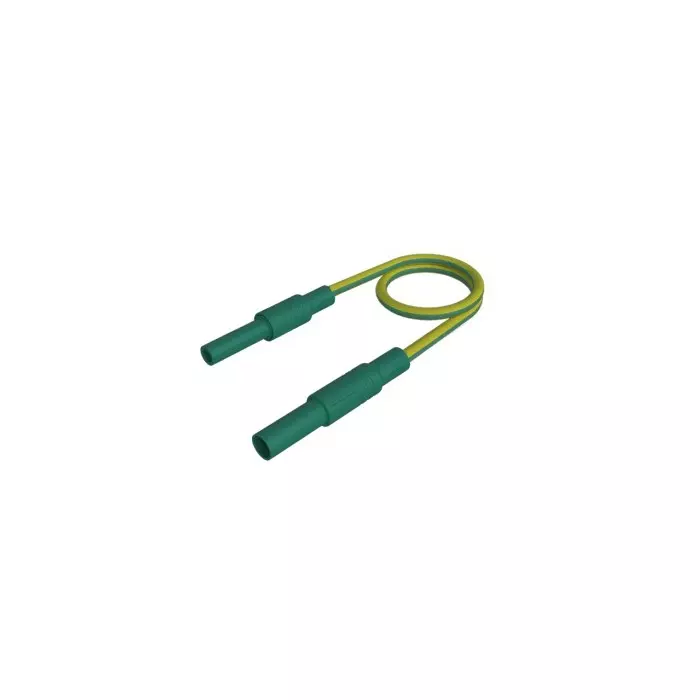 HIRSCHMANN AND MEASUREMENT 4 mm 32A Green/Yellow 2m Length, 934047188